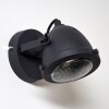 Glostrup Wandleuchte LED Schwarz, 1-flammig