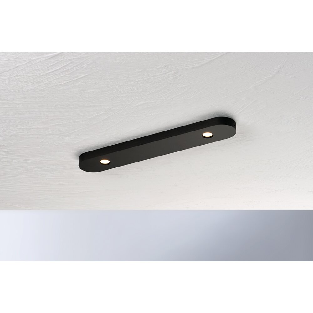 Bopp Leuchten CLOSE Deckenleuchte LED Schwarz, 2-flammig main product photo