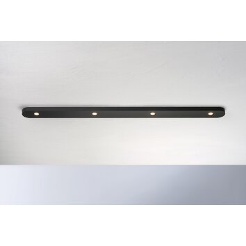 Bopp Leuchten CLOSE Deckenleuchte LED Schwarz, 4-flammig