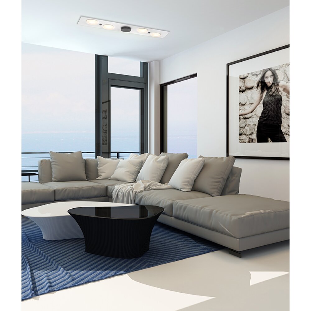 Bopp Leuchten PLANETS ONE Deckenleuchte LED Anthrazit, Weiß, 4-flammig main product photo