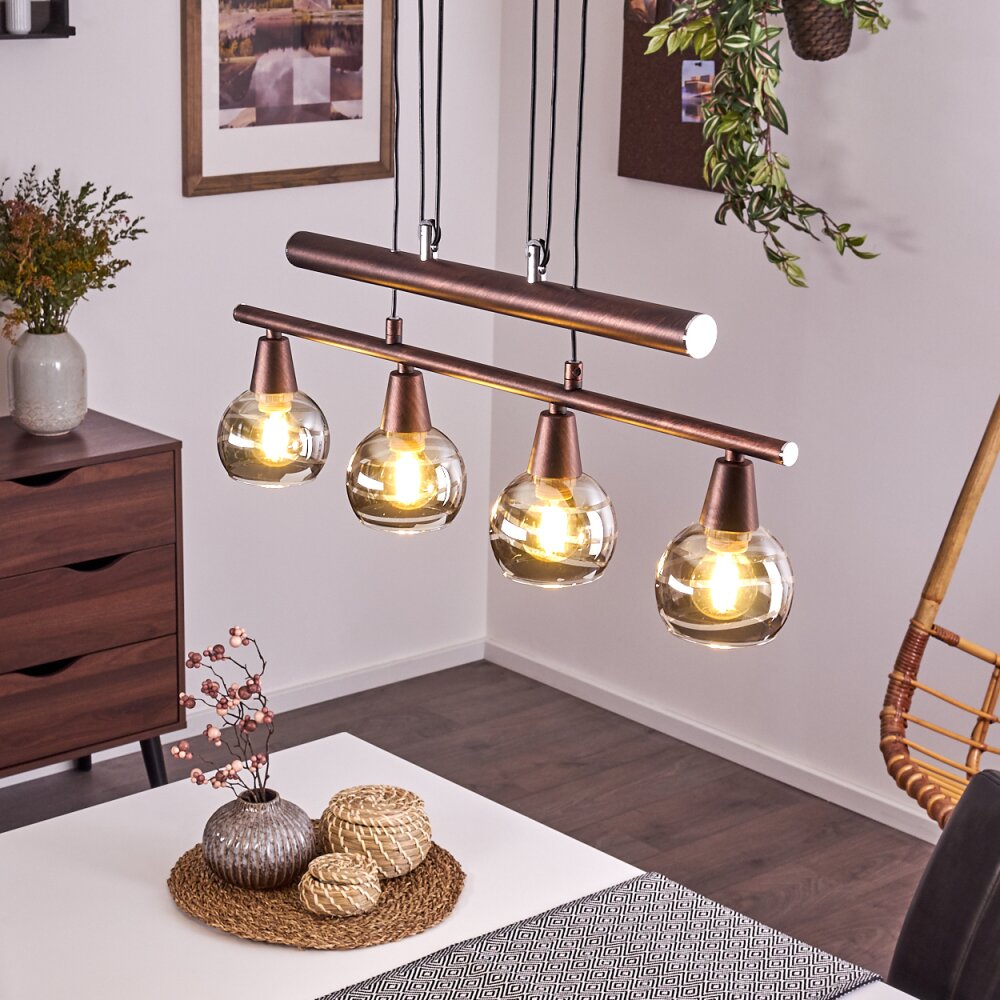 Warga Pendelleuchte LED Bronze, 4-flammig main product photo