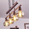 Warga Pendelleuchte LED Bronze, 4-flammig