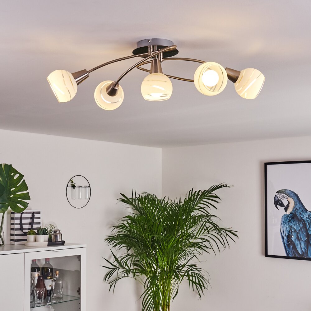 Warga Deckenleuchte LED Nickel-Matt, 5-flammig main product photo