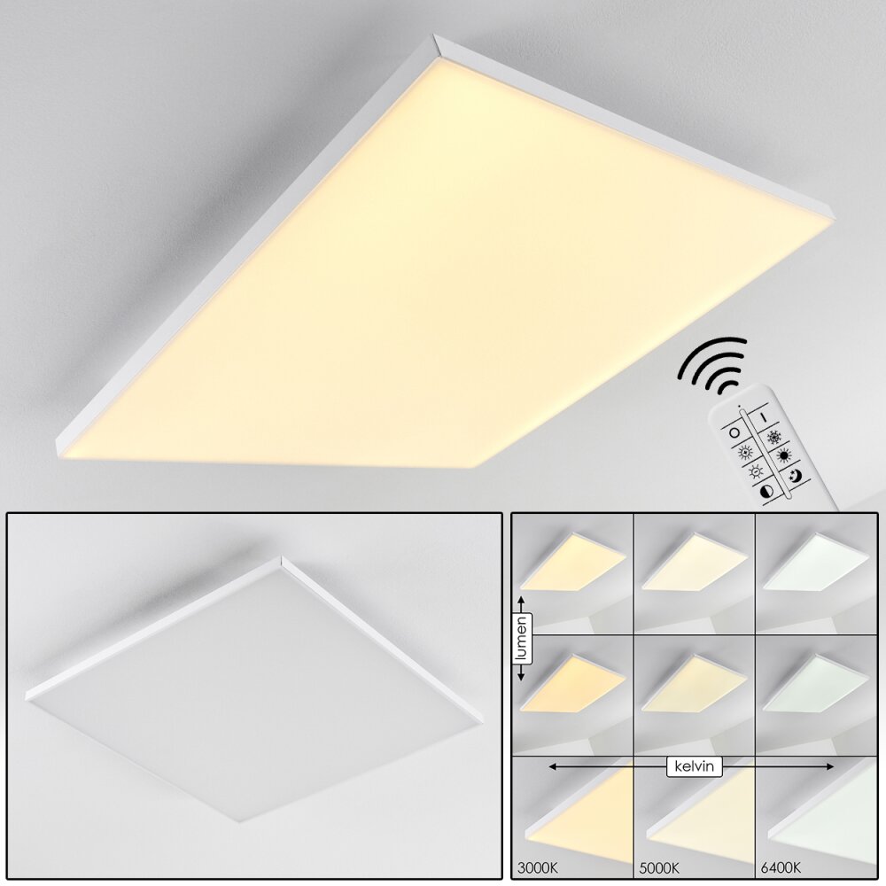 Bankura Deckenleuchte LED Weiß, 1-flammig, Fernbedienung main product photo