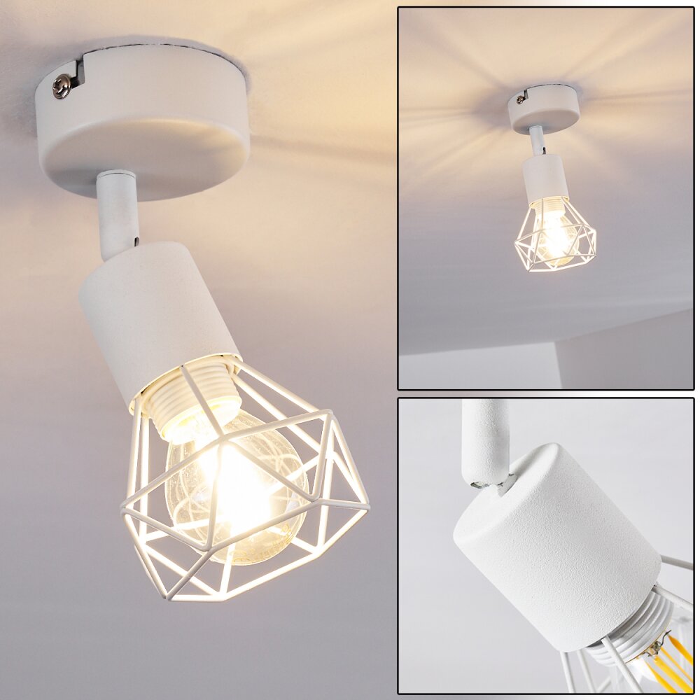 Baripada Deckenleuchte Weiß, 1-flammig main product photo