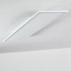 Salmi Deckenleuchte LED Weiß, 1-flammig, Fernbedienung