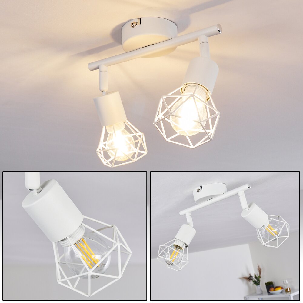 Baripada Deckenleuchte Weiß, 2-flammig main product photo