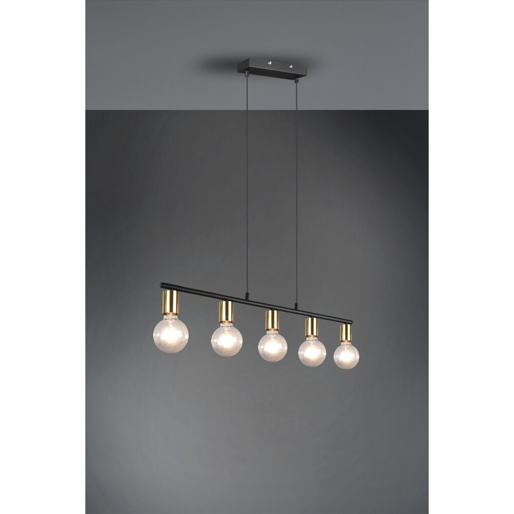 Reality Vannes Pendelleuchte Schwarz, 5-flammig main product photo
