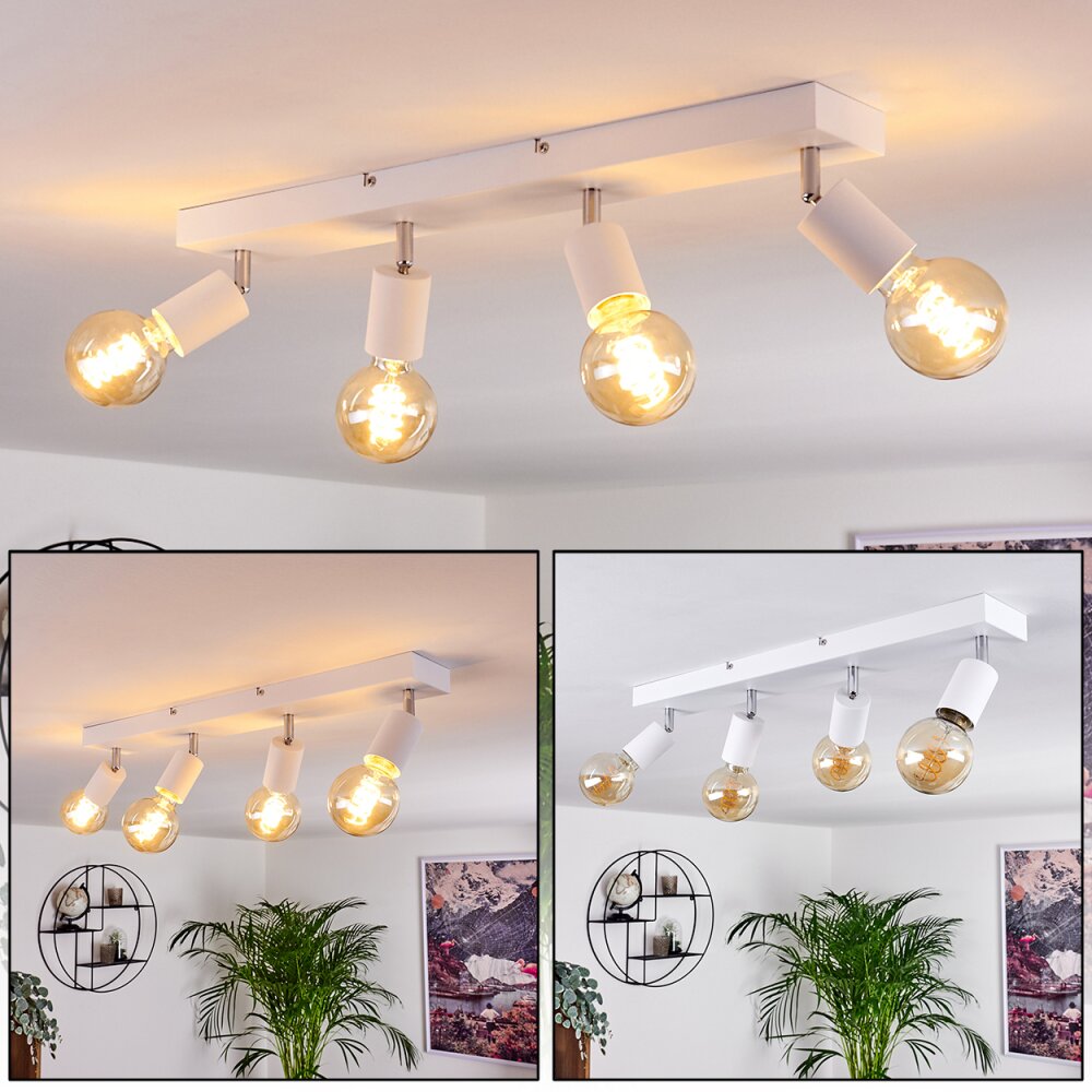 Tulla Deckenleuchte Weiß, 4-flammig main product photo
