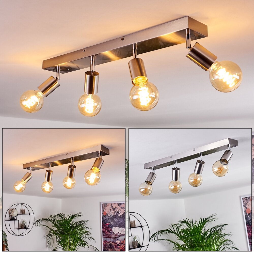 Tulla Deckenleuchte Nickel-Matt, 4-flammig main product photo