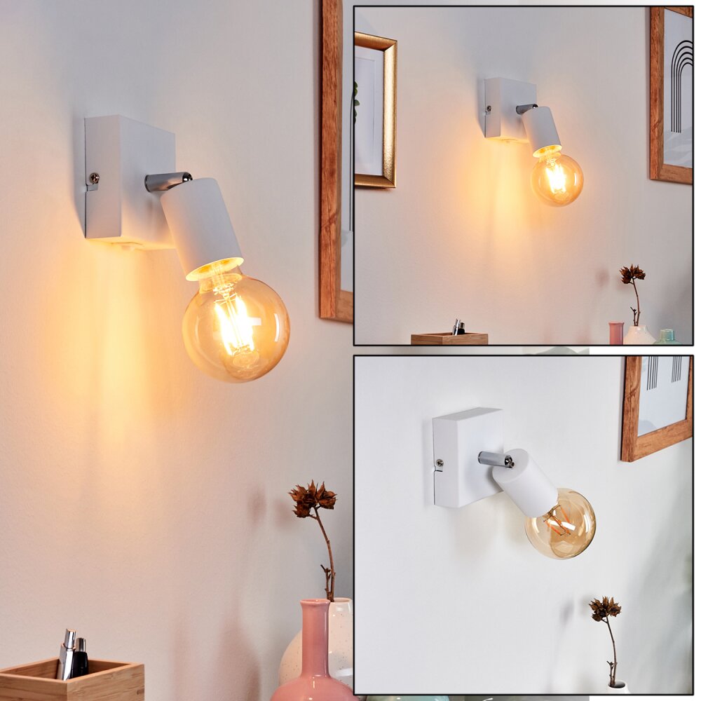 Tulla Wandleuchte Weiß, 1-flammig main product photo