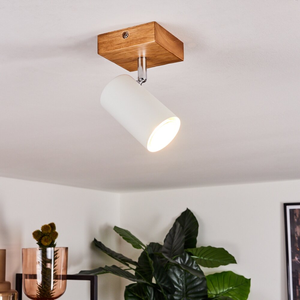 Zuoz Deckenleuchte Holz hell, 1-flammig main product photo