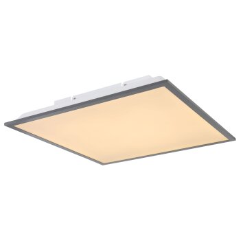 Globo DORO LED Panel Grau, Weiß, 1-flammig