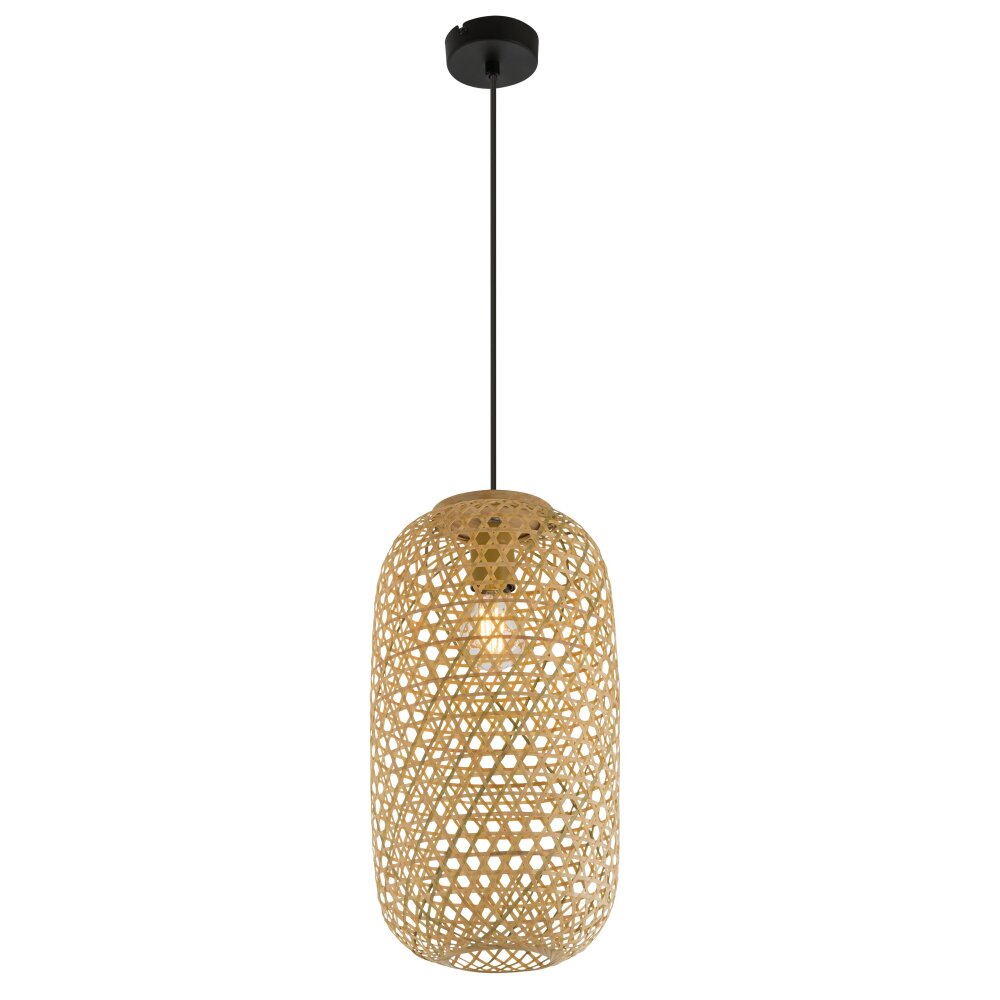 Globo MIRENA Hängeleuchte Schwarz, 1-flammig main product photo