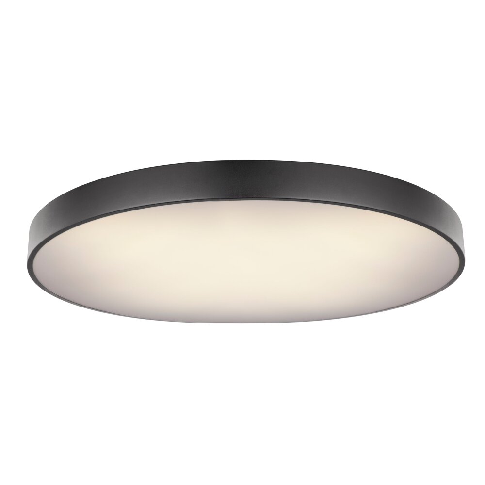 Globo WISS Deckenleuchte Schwarz, 1-flammig, Fernbedienung main product photo