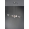 Trio Leuchten Salinas Pendelleuchte LED Nickel-Matt, 1-flammig