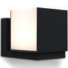 Lutec CUBA Außenwandleuchte LED Schwarz, 1-flammig