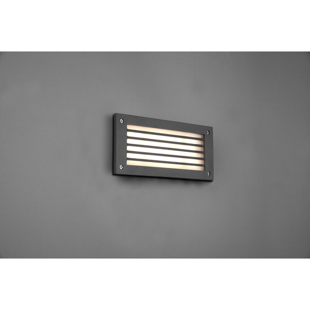 Trio Leuchten Hardey Außenwandleuchte LED Anthrazit, 1-flammig main product photo