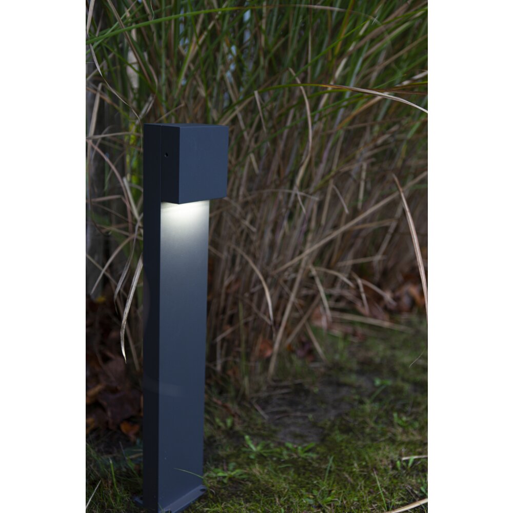 Lutec GEMINI Wegeleuchte LED Anthrazit, 1-flammig main product photo