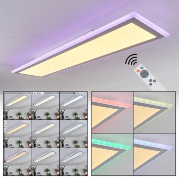 Mota LED Panel Weiß, 1-flammig, Fernbedienung, Farbwechsler