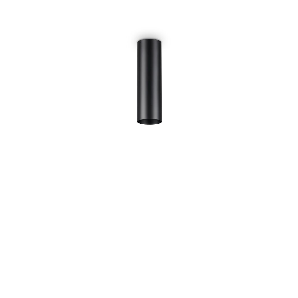 Ideallux LOOK Deckenleuchte Schwarz, 1-flammig main product photo