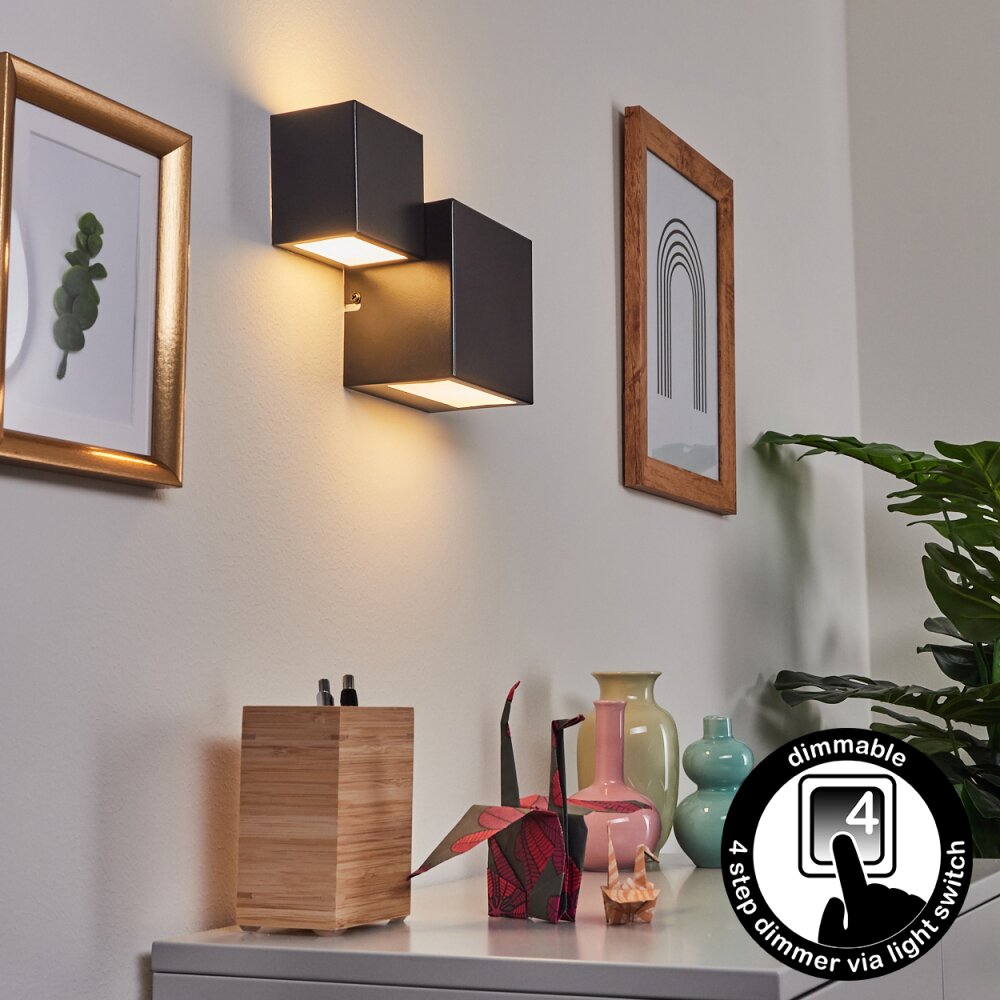 Sumina Wandleuchte LED Schwarz, 1-flammig main product photo
