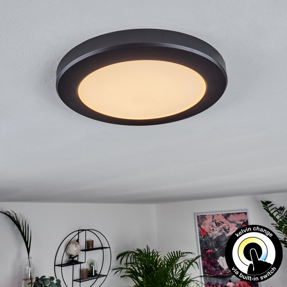 Canditas LED Panel Schwarz, 1-flammig main product photo