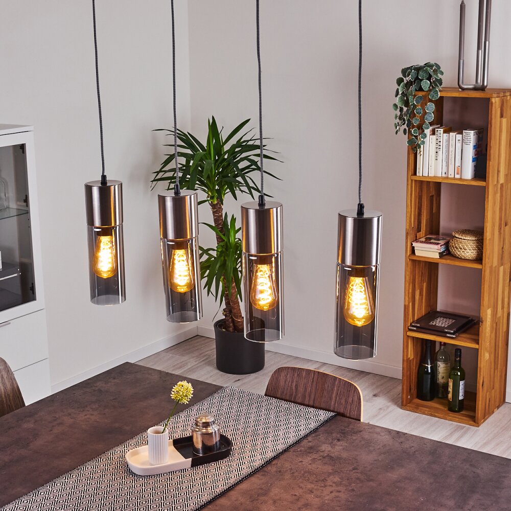 Dulcita Hängeleuchte Nickel-Matt, 4-flammig main product photo