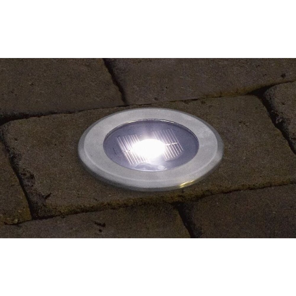 Bodeneinbaustrahler LED Spot Lampe Außenleuchte Solarleuchte Einbaustrahler