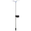 Globo 4er Set Solarleuchte LED Edelstahl, 1-flammig