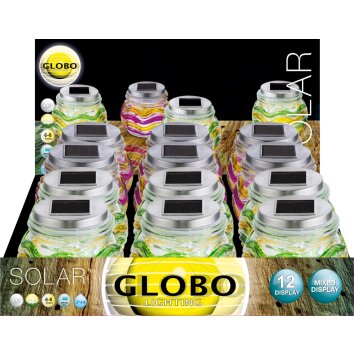 Globo MOSAIK 12er Set Solarleuchte LED, 1-flammig
