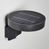 Townsville Solar-Außenwandleuchte LED Schwarz, 1-flammig, Bewegungsmelder