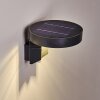 Townsville Solar-Außenwandleuchte LED Schwarz, 1-flammig, Bewegungsmelder