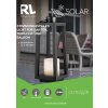 Reality Loja Solar-Außentischleuchte LED Schwarz, 1-flammig