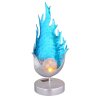 Globo Solarleuchte LED Blau, Silber, 1-flammig