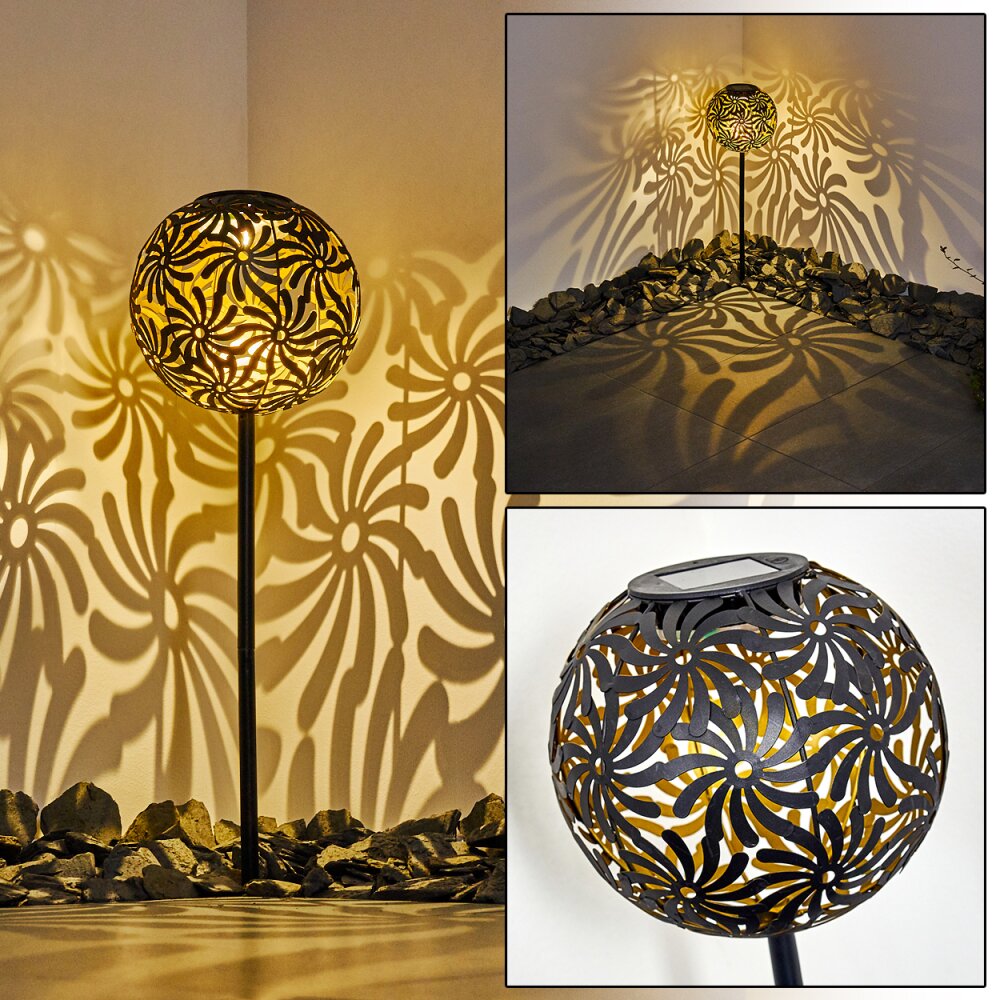 Gilbert Solarleuchte LED Schwarz, 1-flammig main product photo