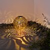 Gilbert Solarleuchte LED Altsilber, Gold, 1-flammig