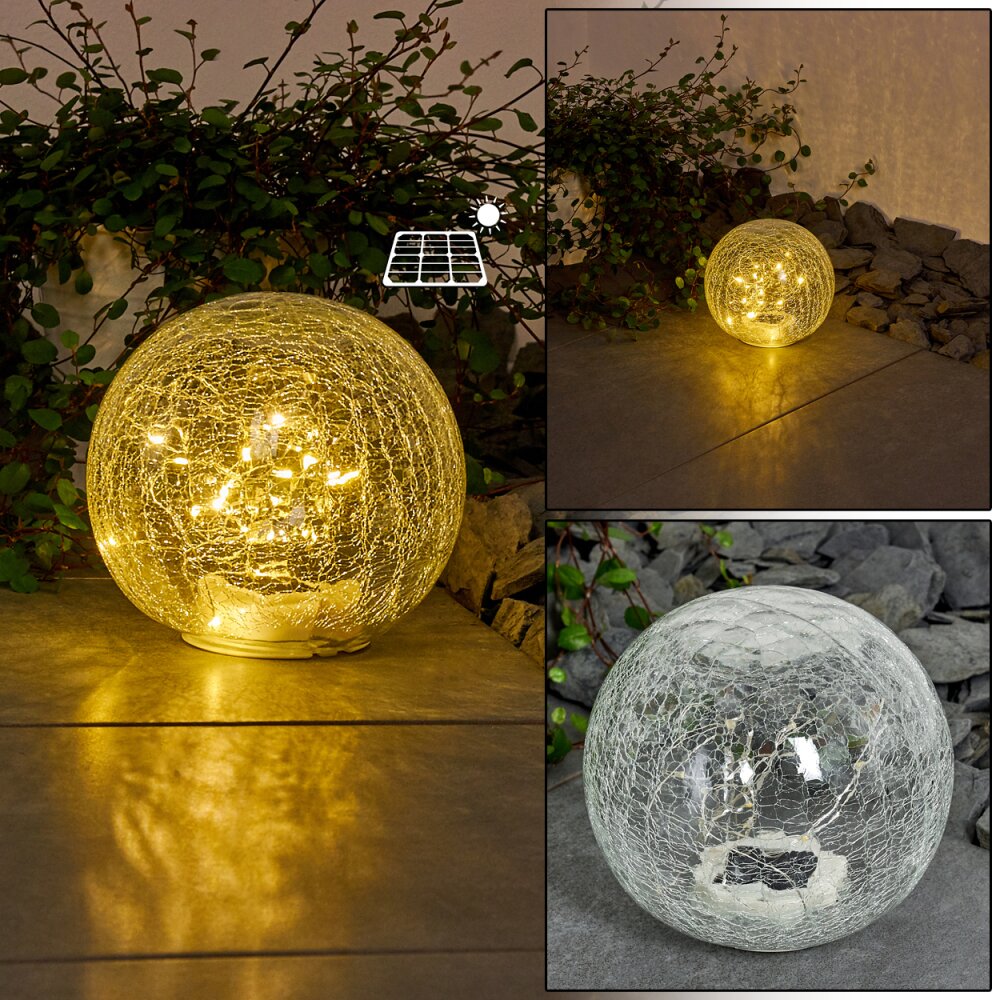 Jurmala Solarleuchte LED Transparent, Klar, 1-flammig main product photo