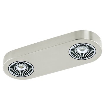 Eglo Montale Deckenleuchte LED Nickel-Matt, 2-flammig