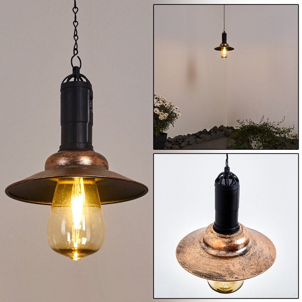 Anaheim Solar-Hängeleuchte LED Kupferfarben, Schwarz, 1-flammig main product photo