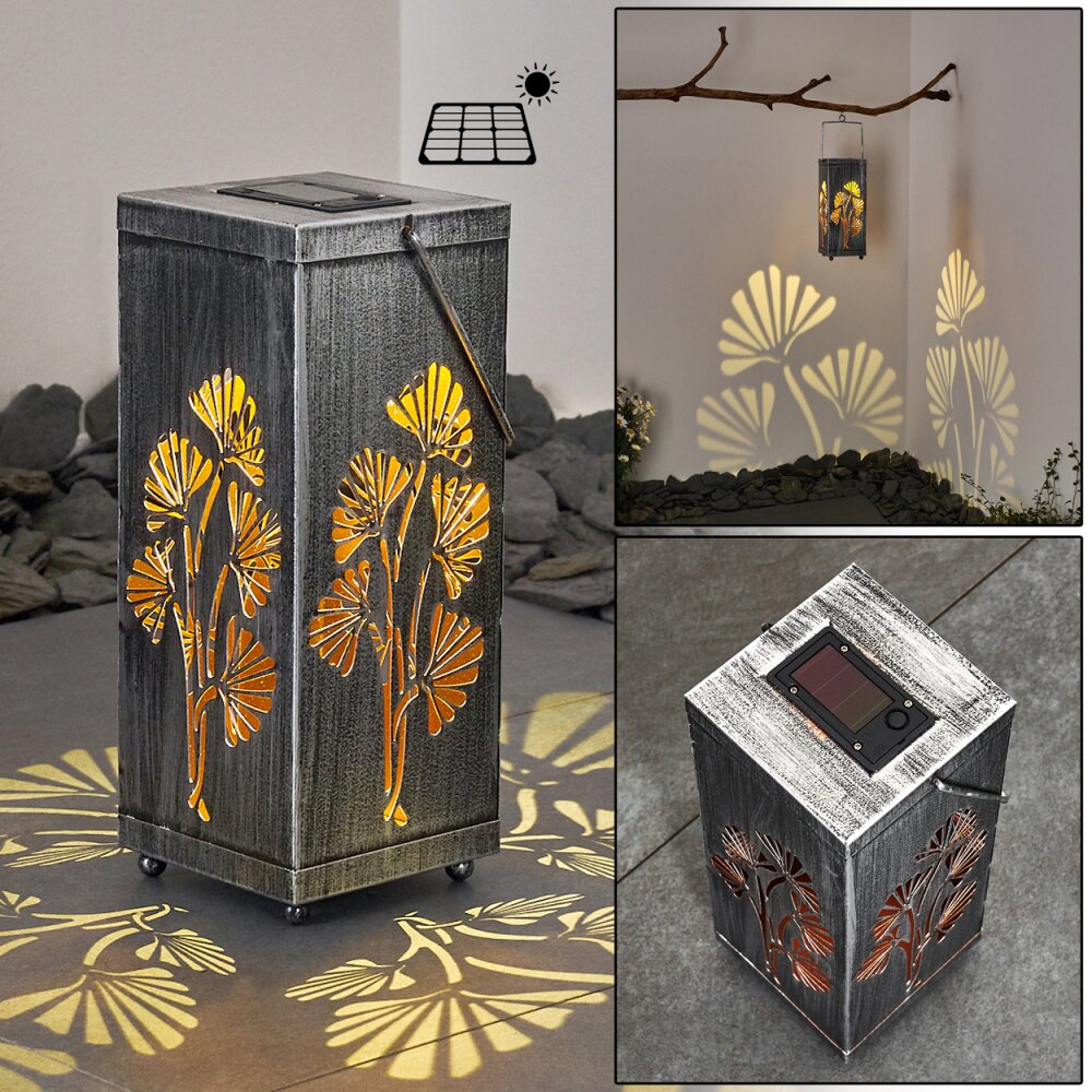 Parikia Solarleuchte LED Kupferfarben, Silber, 1-flammig main product photo