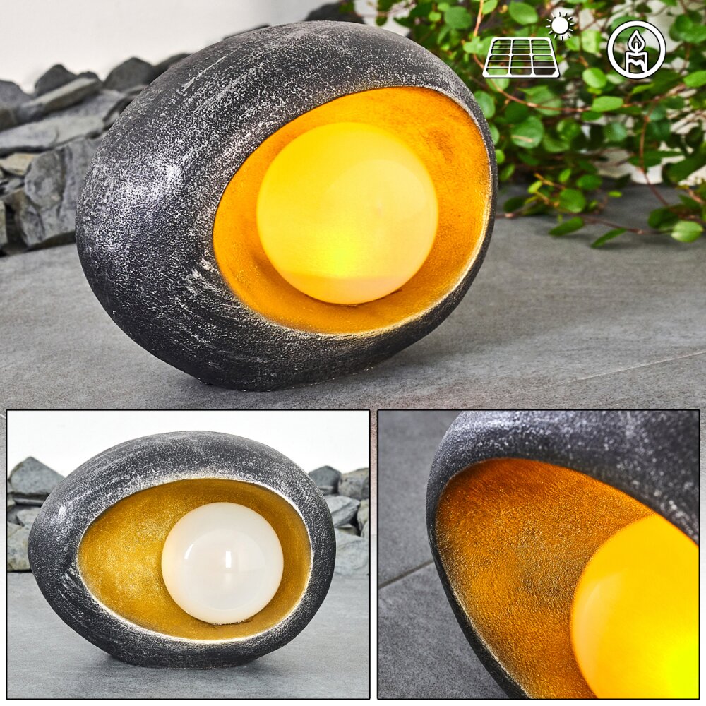 Interlaken Solarleuchte LED Gold, Grau, Silber, 1-flammig main product photo