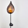 Protaras Solarleuchte LED Kupferfarben, Schwarz, 1-flammig