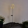 Zermatt Solar-Wegeleuchte LED Silber, 28-flammig