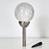 Carbonia Solar-Wegeleuchte LED Silber, 2-flammig, Farbwechsler