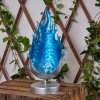 Londrina Solarleuchte LED Blau, Silber, 1-flammig