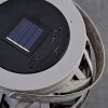 Roanoke 9er Set Solarleuchte LED Grau, 1-flammig