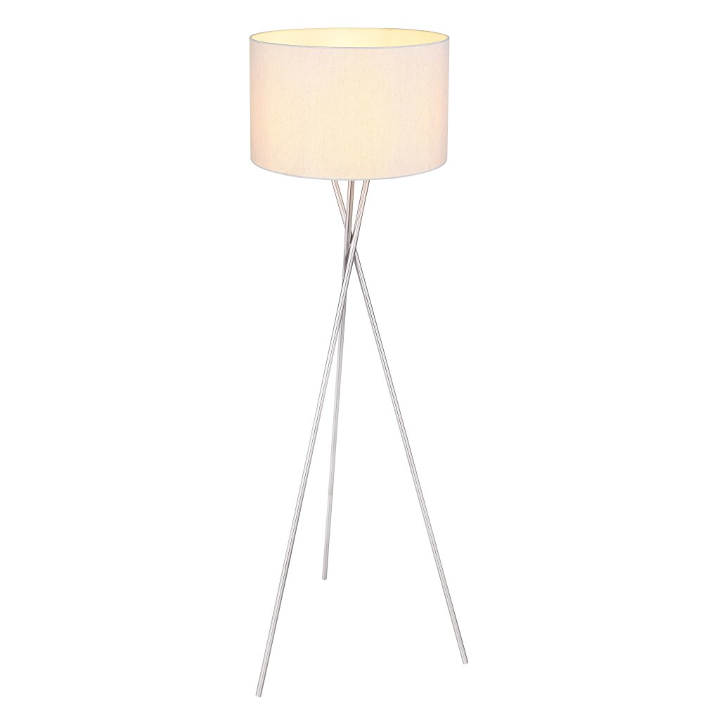 Globo AVA Stehleuchte Nickel-Matt, 1-flammig main product photo