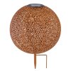 Globo Sun Solarleuchte LED Rostfarben, 1-flammig