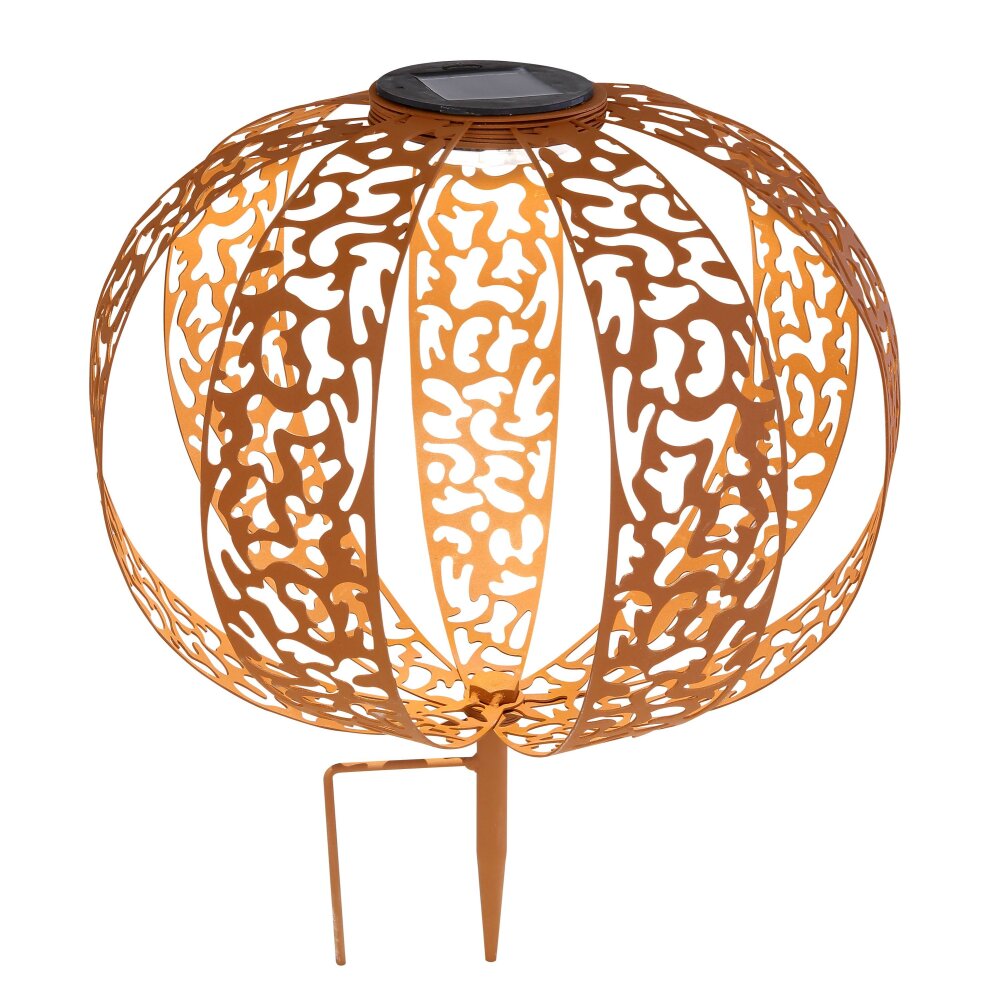 Globo Sun Solarleuchte LED Rostfarben, 1-flammig main product photo